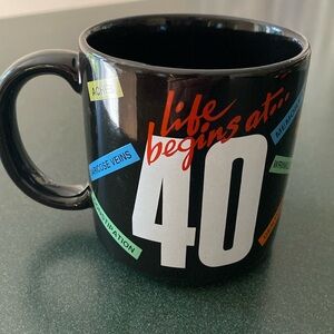 40th birthday gift. 40th coffee mug